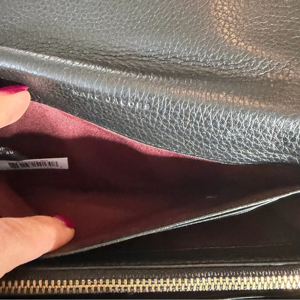 Marc Jacobs Black Leather Wallet